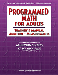 Programmed Math for Adults - Teacher’s Manual, Addition - Measurements 