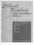 Critical Reading and Thinking Skills - More & Advanced Teacher Guide