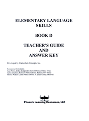 Elementary Language Skills - Book D Teachers Guide 