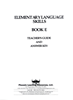 Elementary Language Skills - Book E Teacher's Guide 