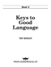 Keys to Good Language - Grade 4 Test - 1508