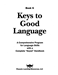 Keys to Good Language - Grade 6 Test - 1510
