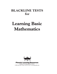 Learning Basic Mathematics - Placement Tests 