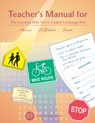 Learning Skills: English Language Arts - Teachers Manual 