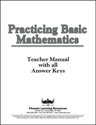 Practicing Basic Math - Teacher Manual/Answer Key 