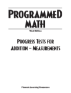 Programmed Math - Progress Tests, Addition - Measurements
