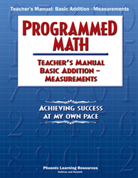 Programmed Math - TM, Basic Addition - Measurements 