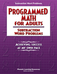 Programmed Math for Adults - Subtraction Word Problems 