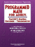 Programmed Math for Adults - Teacher’s Manual, Consumer Math - Trigonometry