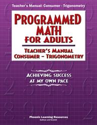 Programmed Math for Adults - Teacher’s Manual, Consumer Math - Trigonometry 