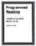 Programmed Reading - Book 16-23 Teacher's Guide