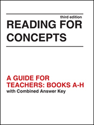 Reading for Concepts Teacher Guide & Answer Key 