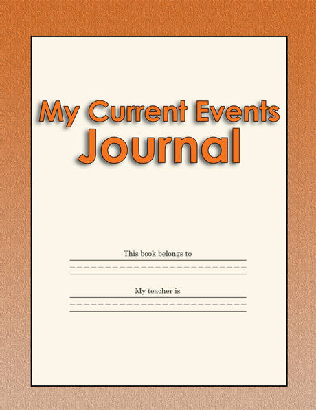 Subject Journals - Current Events - Grades 4 and Above | Writing ...