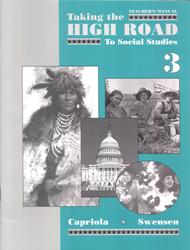 Taking the High Road to Social Studies - Book 3 - Teachers Manual 